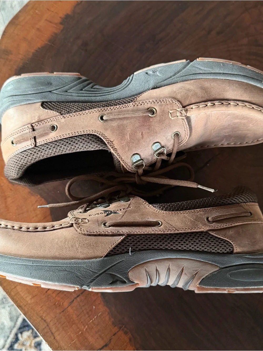 Rugged Shark Men’s Shoes 13 M Atlantic Classic Brown Casual Boat